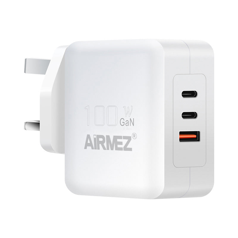 AiRMEZ® 100W Ultra Fast Power Adapter – Laptop & Multi-Device Charger